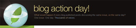 Et slag for miljøet – blog action day