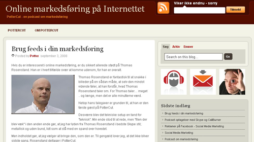Dansk podcast om online markedsføring – Pottercut